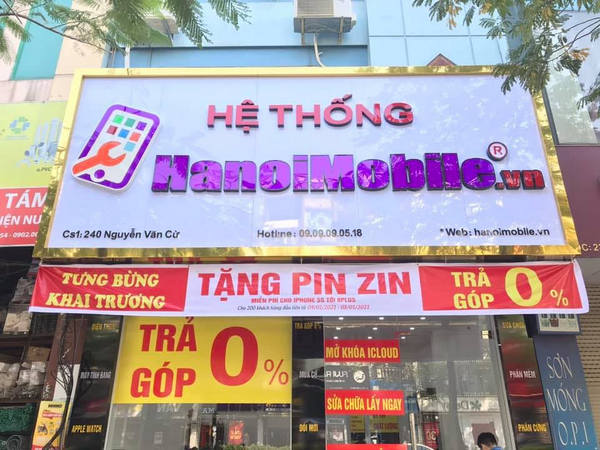 Tìm tới trung tâm sửa chữa gần nhất HanoiMobile